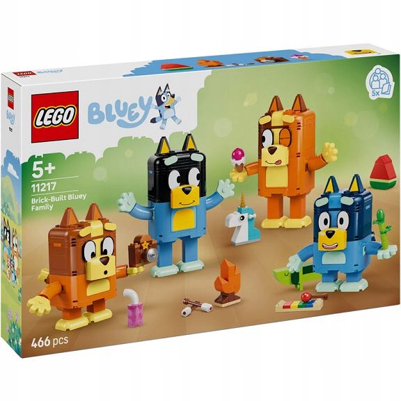 Lego Bluey Blue Family z kostek 11217