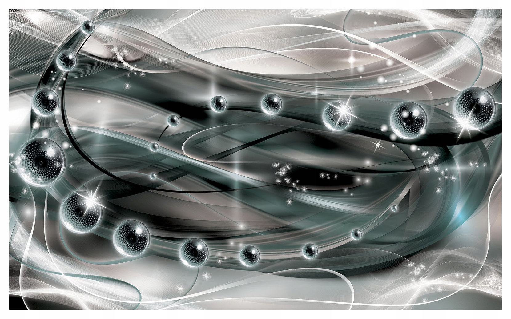 Fototapeta Abstraktné sféry lesk a grácia vinylová 254x184 lepidlo