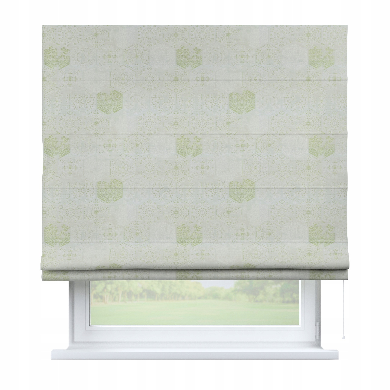 Hotová římská roleta Bari 80x170 cm zelená