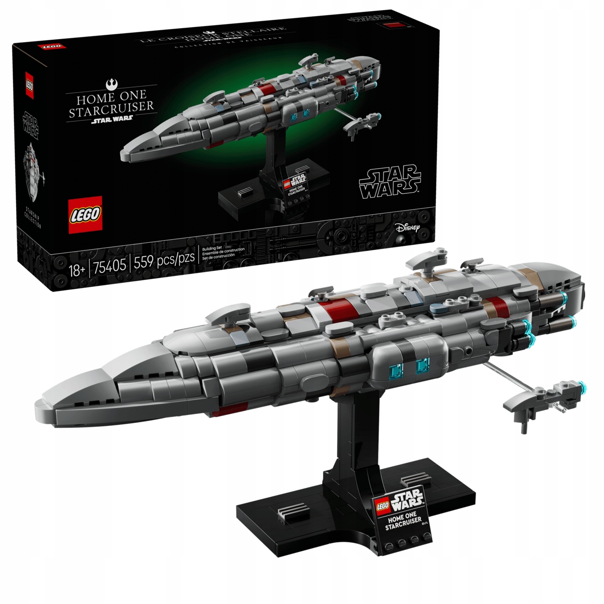 Lego Star Wars 75405 Křižník Typu Home One 18+ 559 Dílků