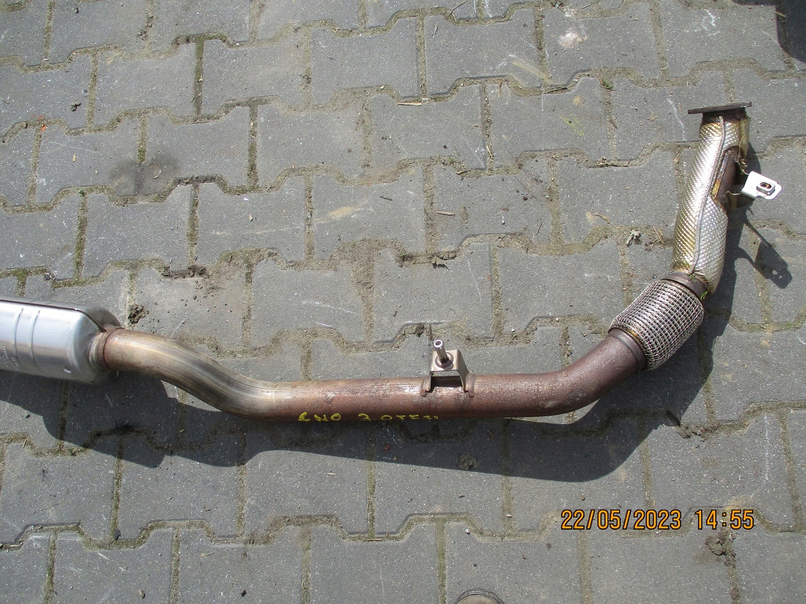 muffler, exhaust AUDI A8 4N0 3,0TFSI