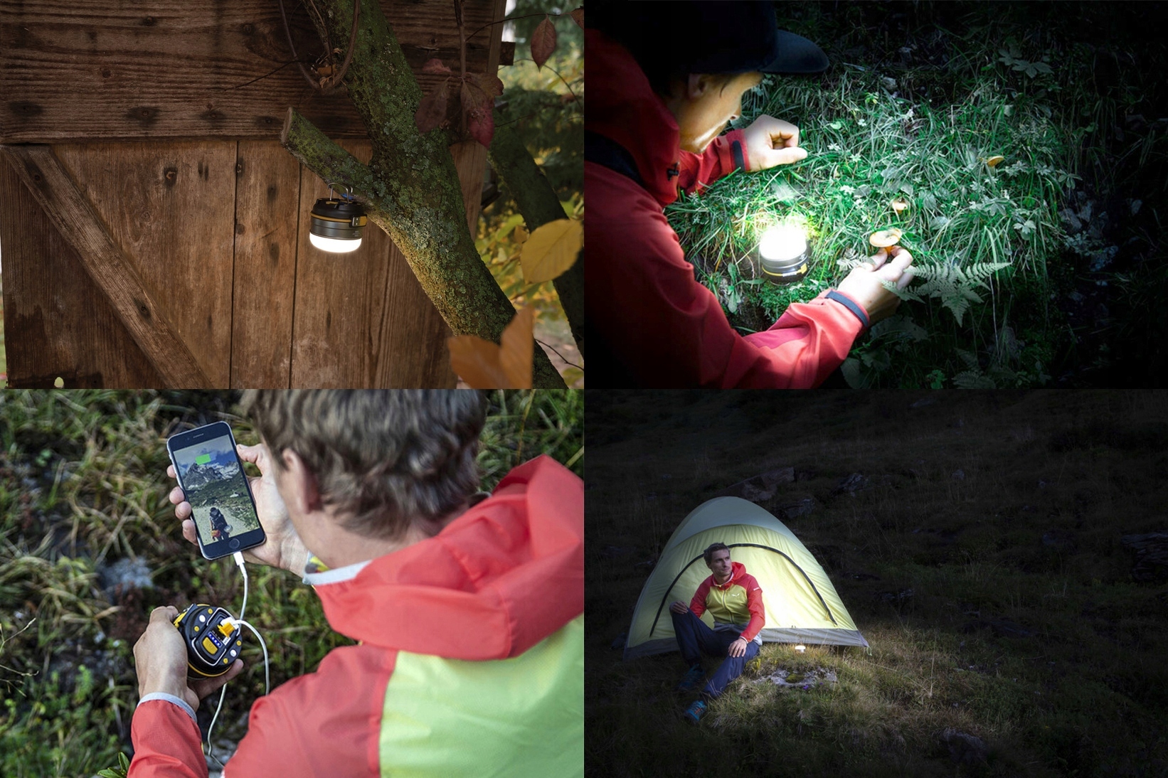 LAMPKA LATARKA TURYSTYCZNA LED USB KEMPINGOWA IP44 Zasięg światła 10 m