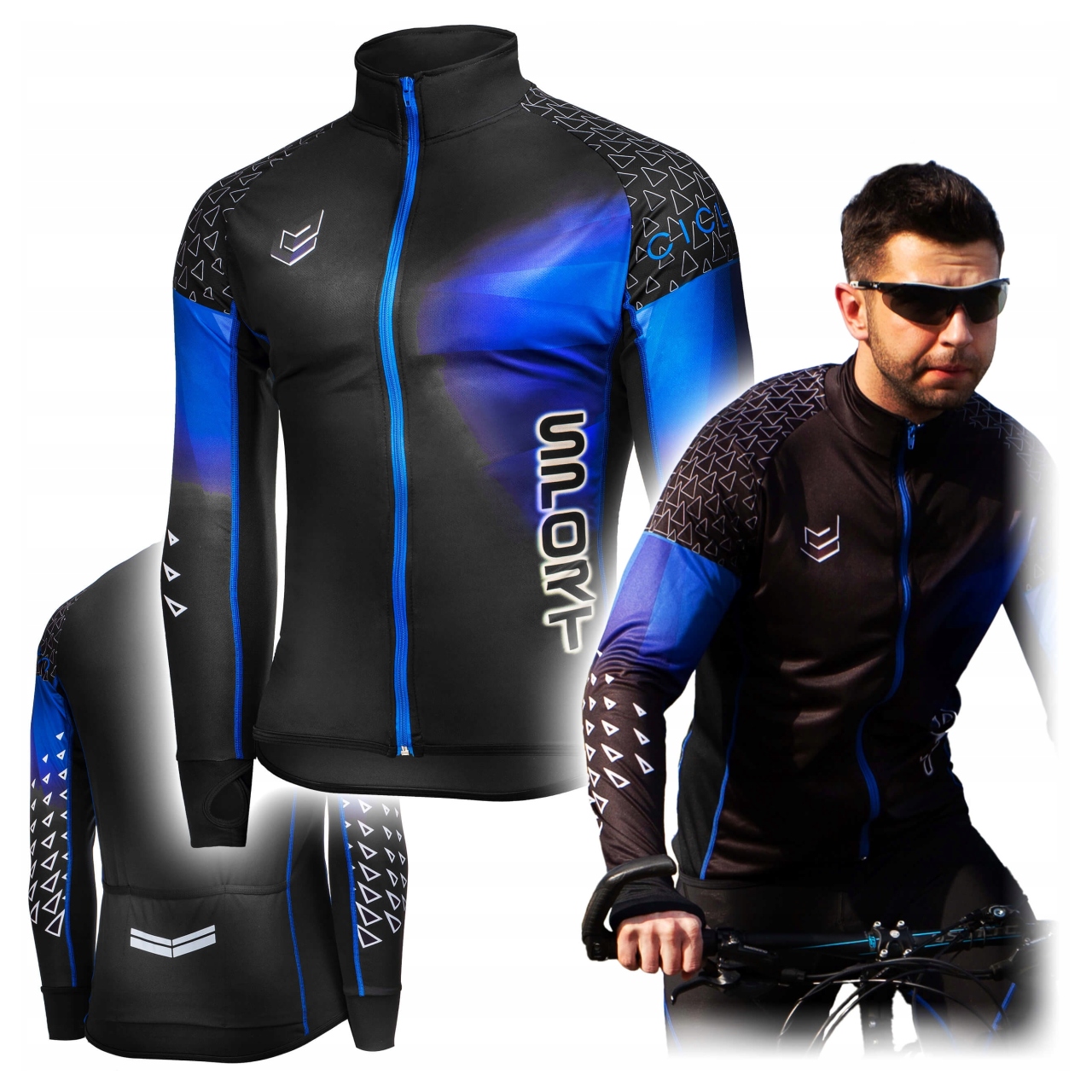 Pánské cyklistické tričko L pro ženy na kolo s dlouhým rukávem, teplé