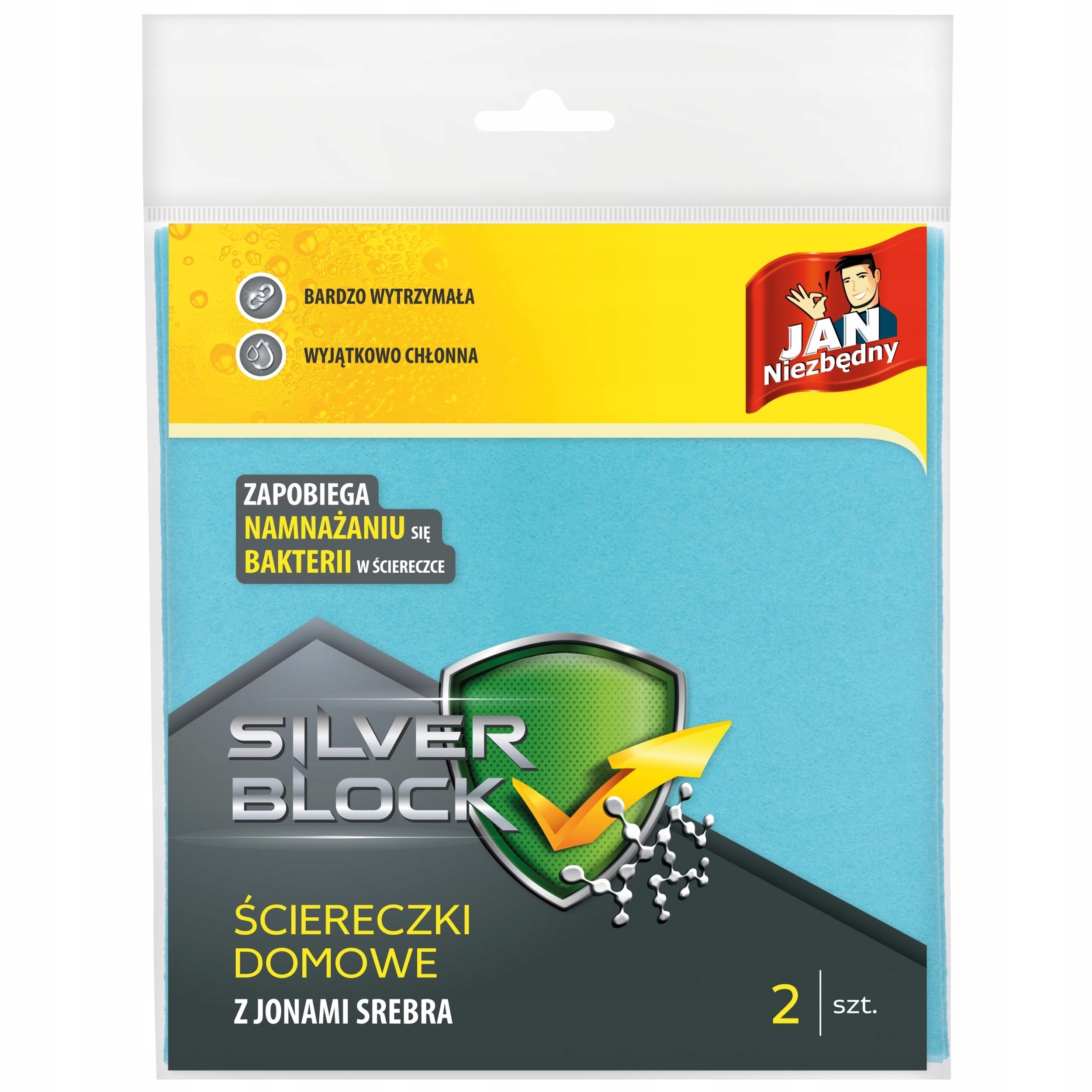 

Jan Niezbędny Silver Block Ściereczki Domowe 2SZT