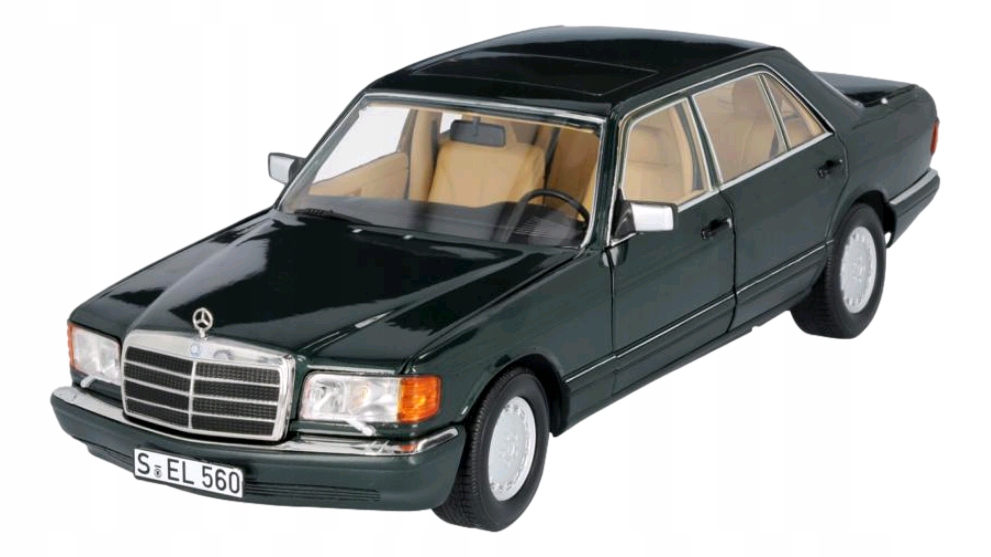 Mercedes 560 Sel W126 S-kl Model auta 1:18 Oe