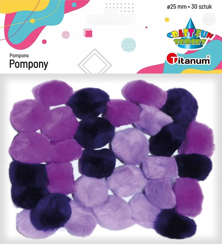POMPONY 25MM A`30 TON.FIOL 014