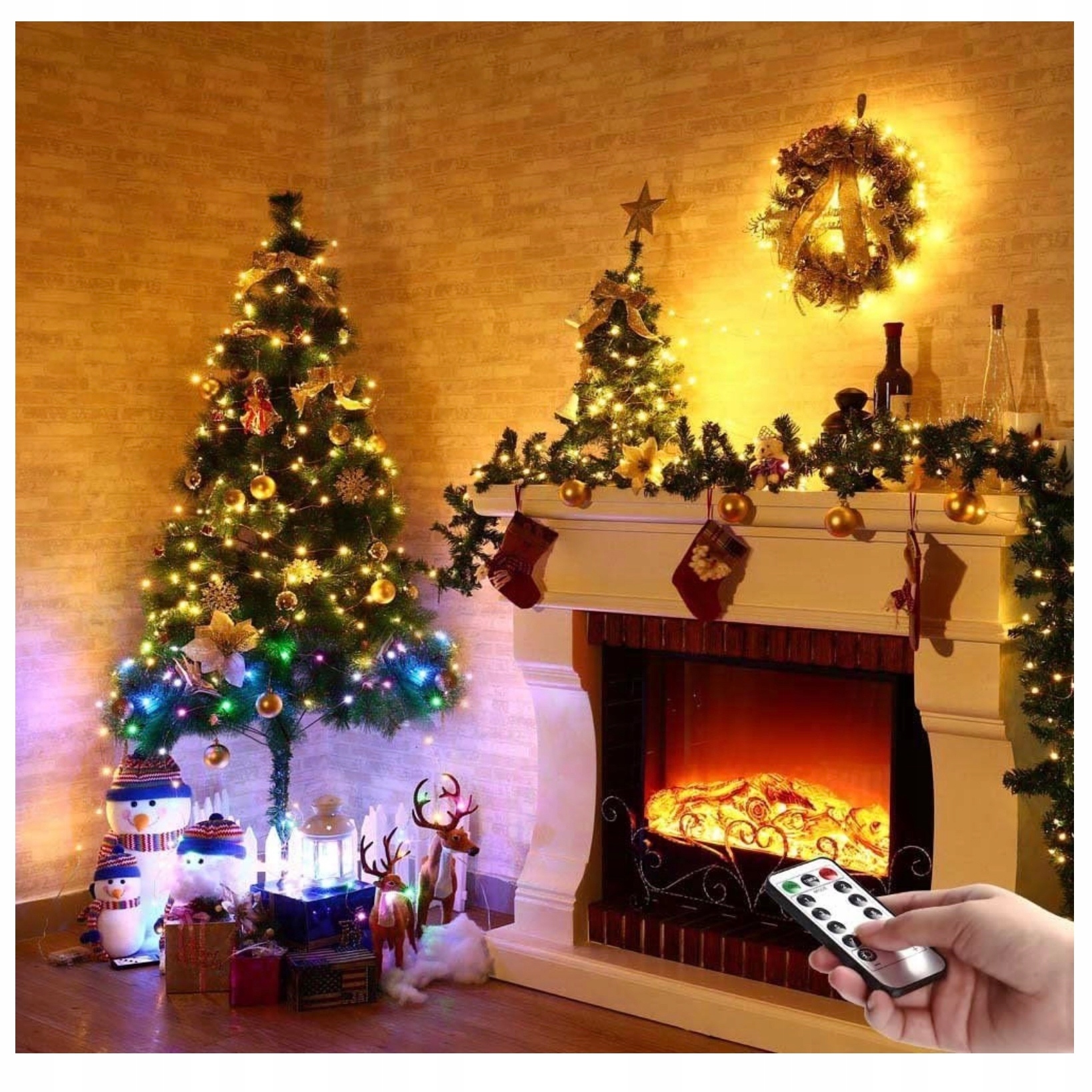 LAMPKI CHOINKOWE WEWNĘTRZNE OZDOBNE DRUCIK PILOT Marka Rosfix