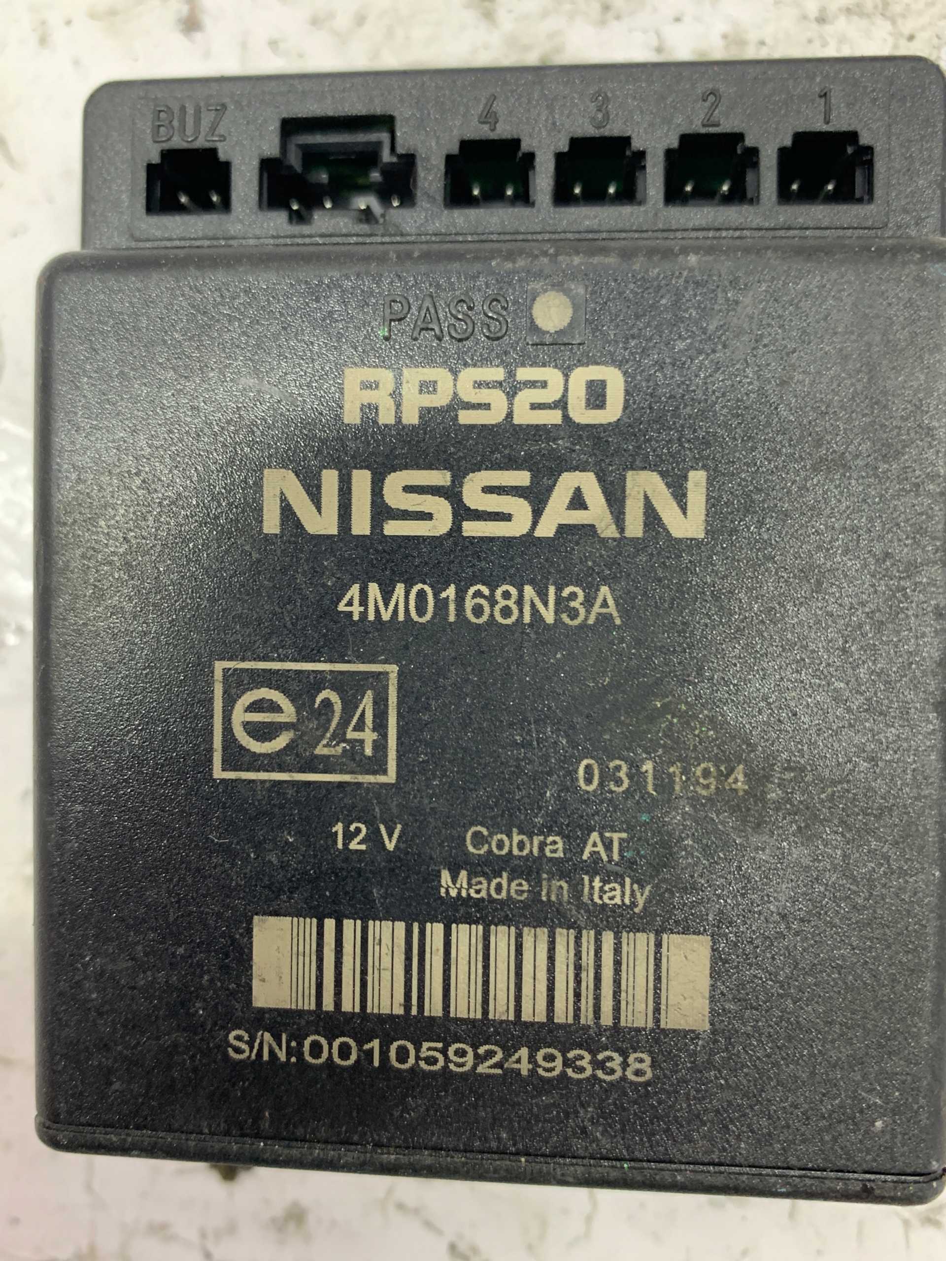 module control unit PDC 4M0168N3A NISSAN