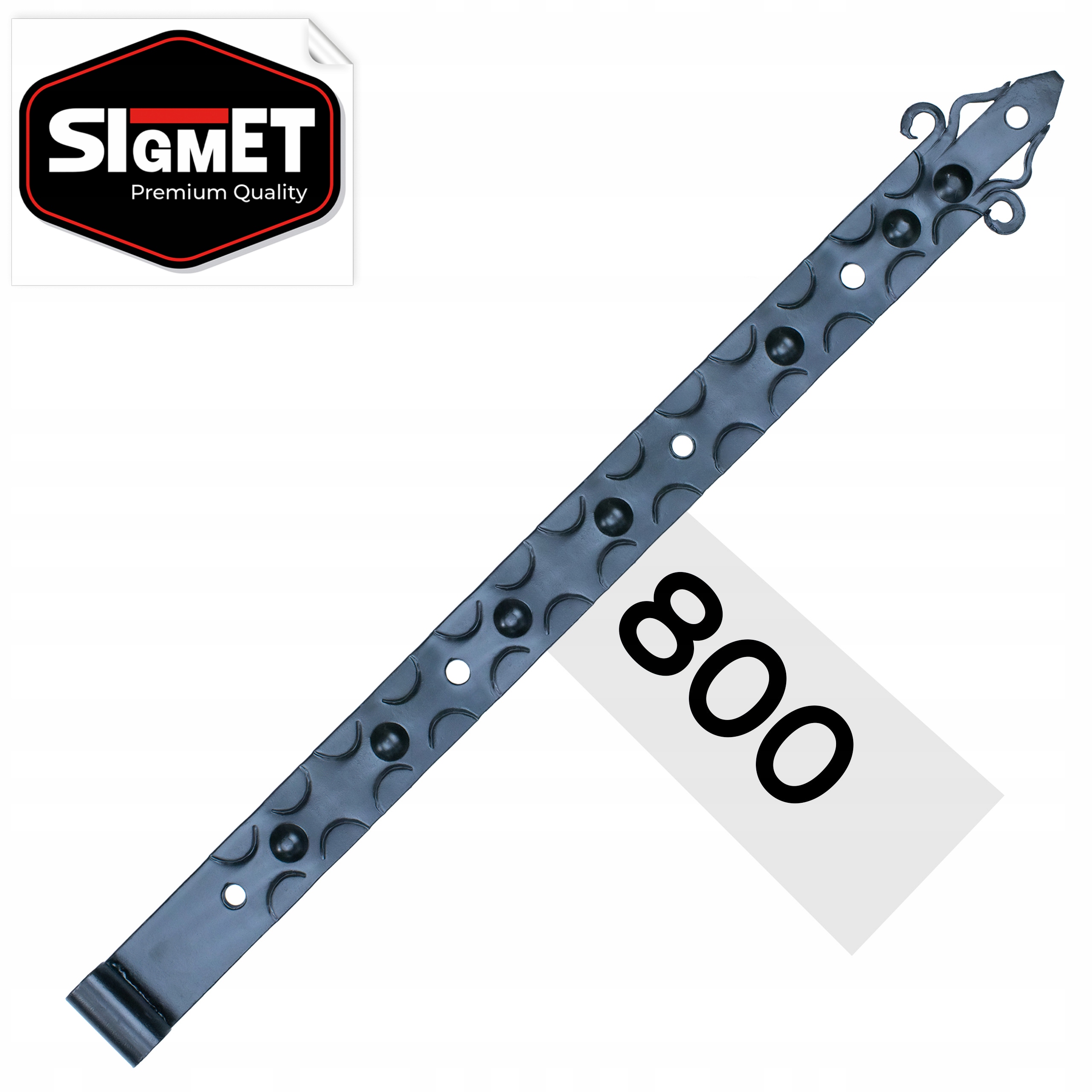 Kované pásové závěsy 800 mm pro bránu Komplet Brána