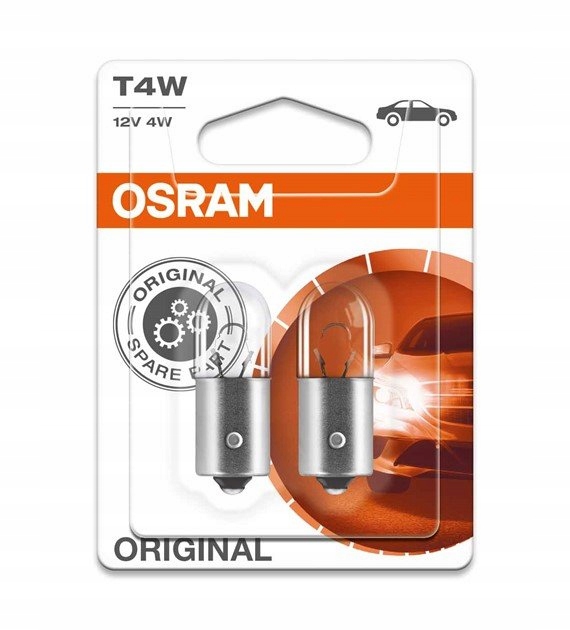 

Żarówka 12V 4W BA9S Osram 2SZT. Blister