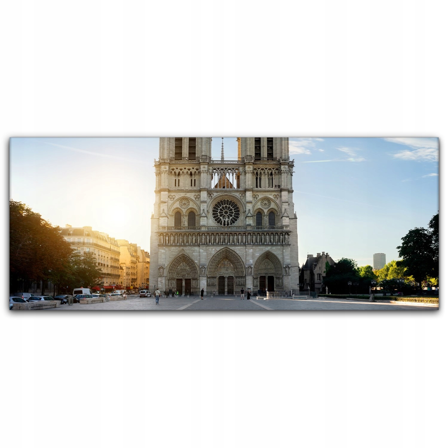 

Obraz płótno canvas 125x50 Fasada Notre Dame Paryż