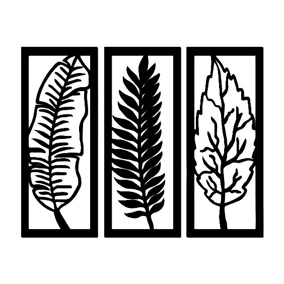 Geometryczny Potrójny Panel Obraz Na Ścianę 55cm