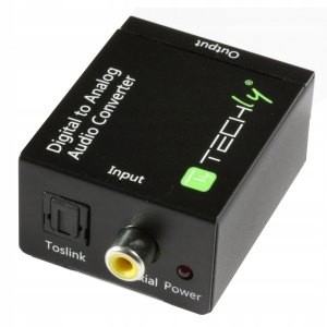 Digitální převodník Toslink Spdif, koaxiální audio na stereo analog Rca L/r