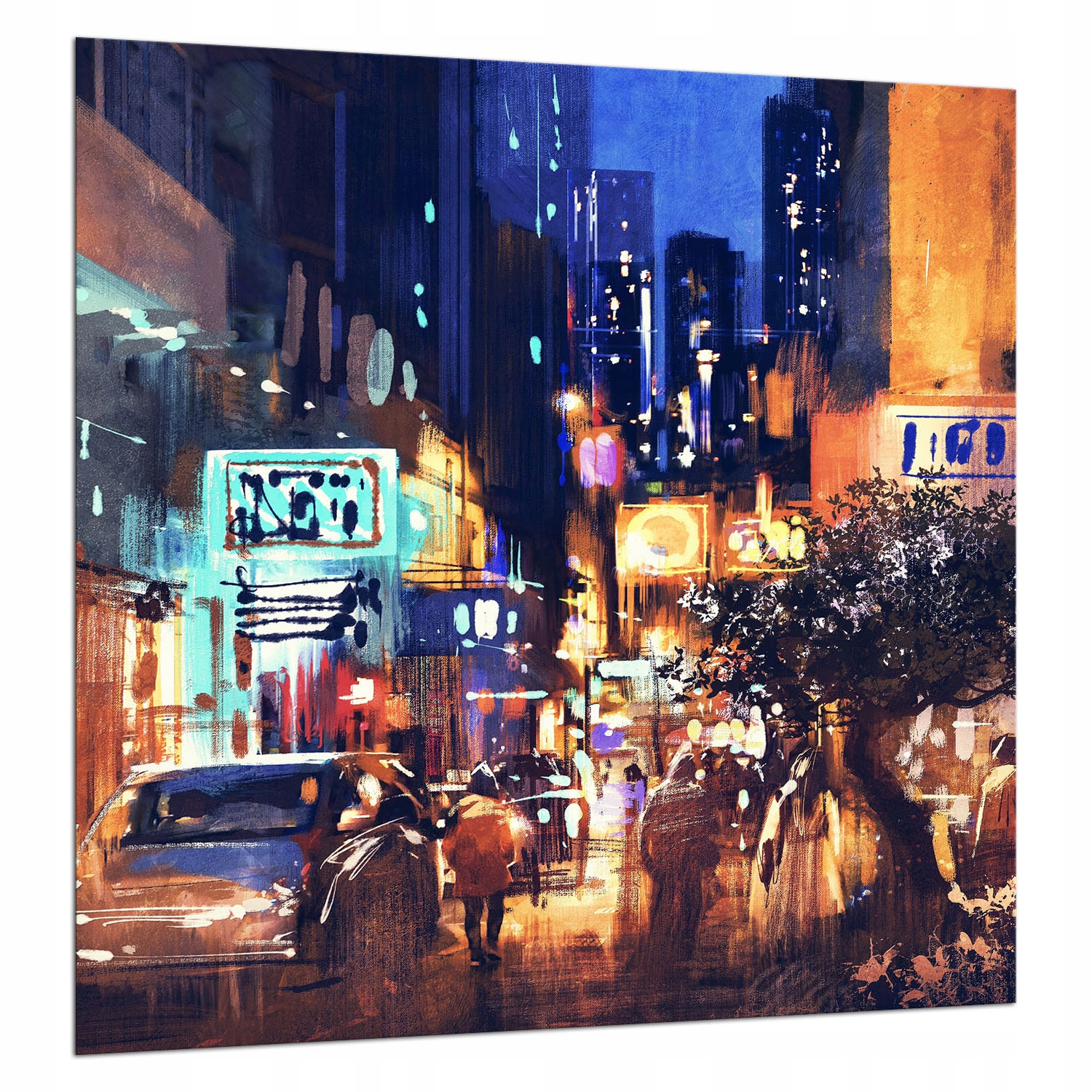 Ochranný Skleněný Panel Do Kuchyně 60x65 Město Lacobel 7v1