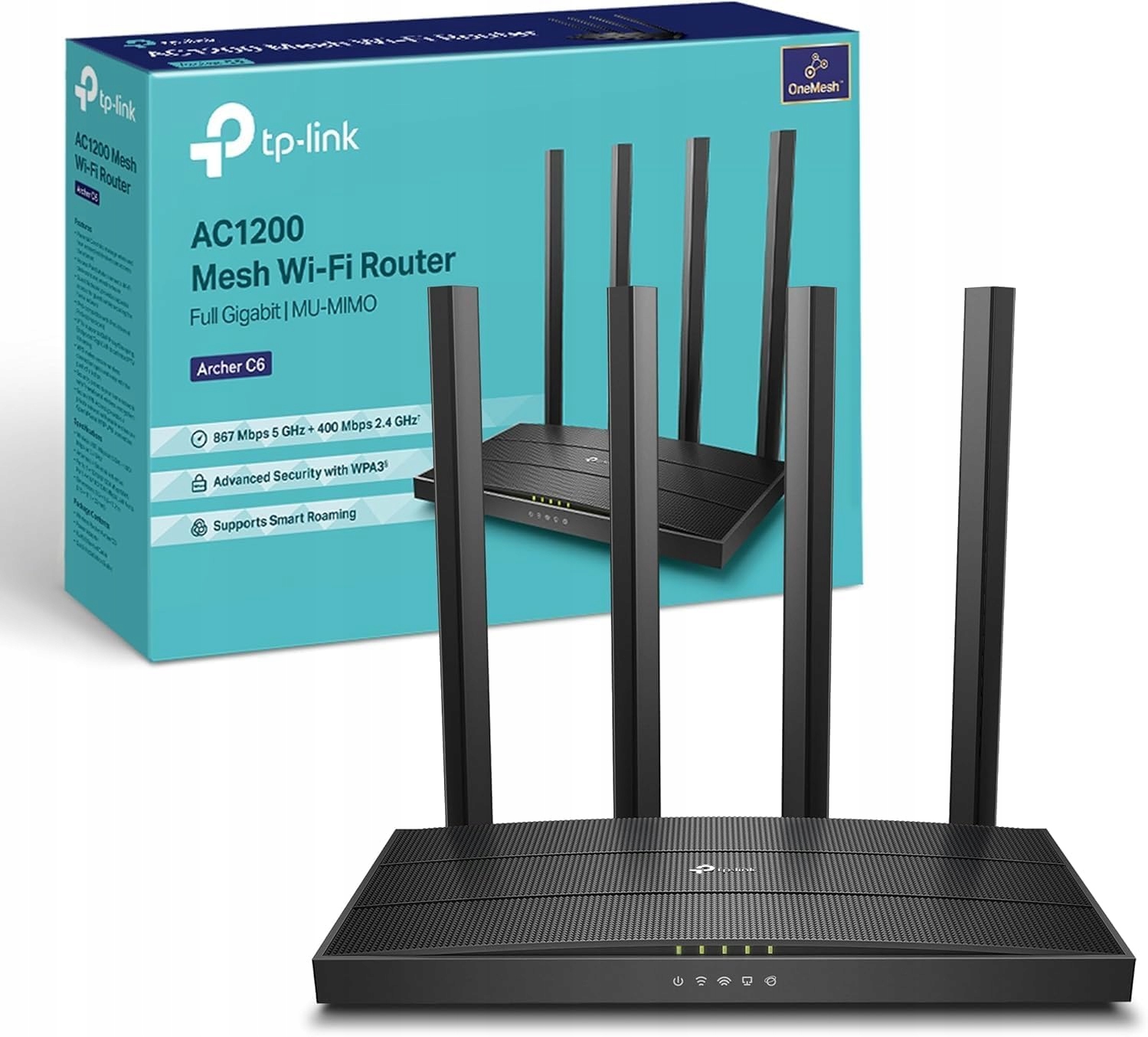 Dvě Pásma Wifi AC1200 Gigabit Router Mu-mimo