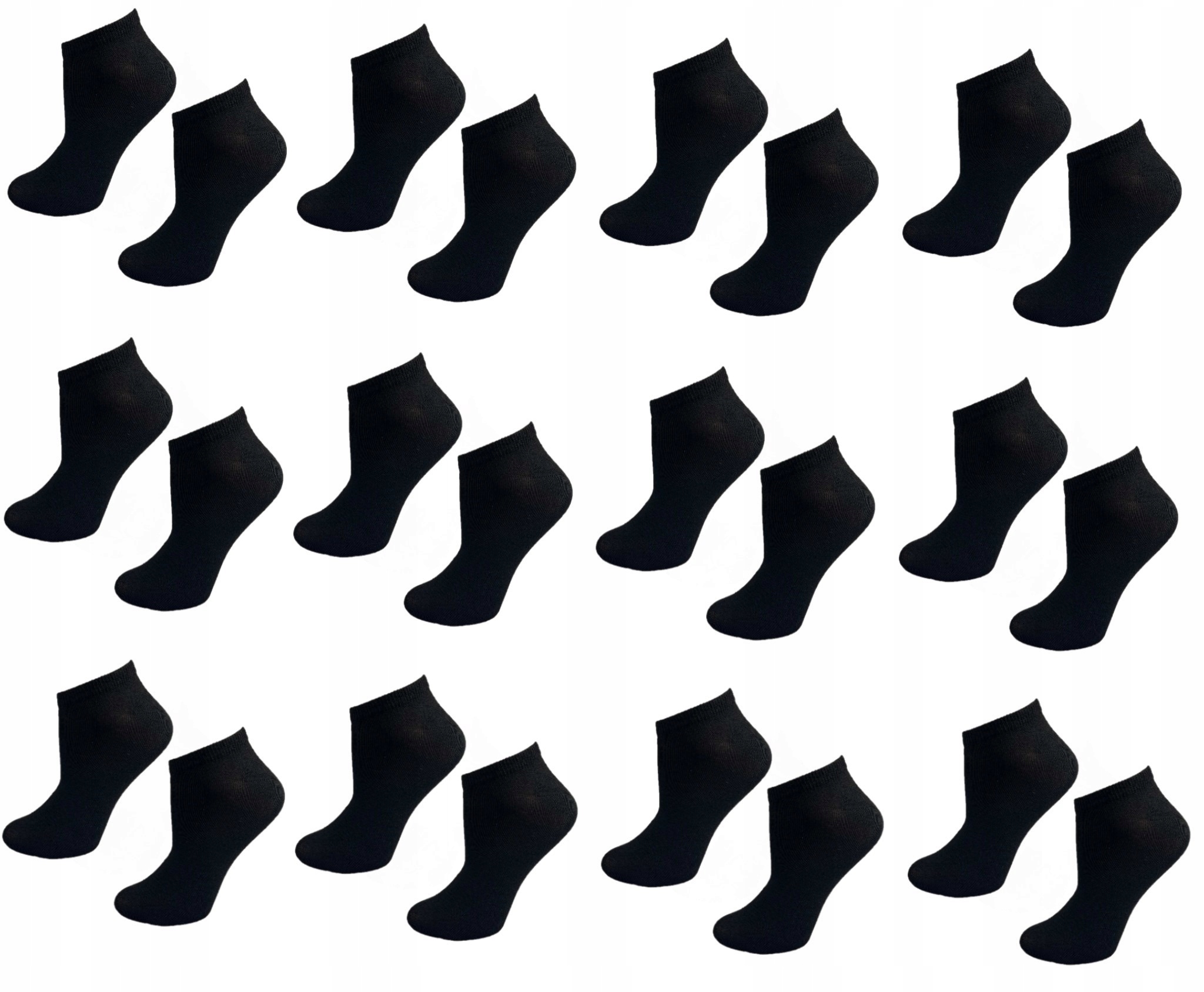 

12 x Stopki Damskie Skarpetki Bawełniane 35-38