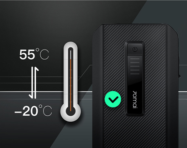 70mai JUMP STARTER MAX PowerBank+ pompka kompresor Informacje o bezpieczeństwie CE
