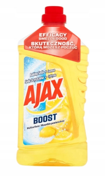 

Ajax, Boost Płyn czyszczący, soda cytryna, 1 l