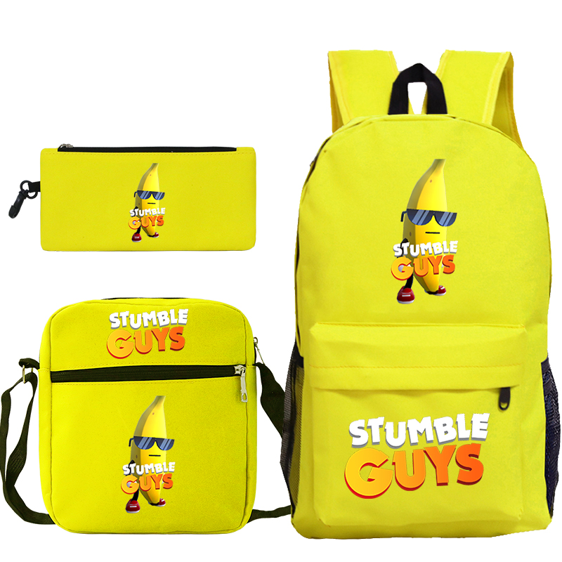 ZESTAW PLECAK TORBA PIÓRNIK STUMBLE GUYS KOLORY