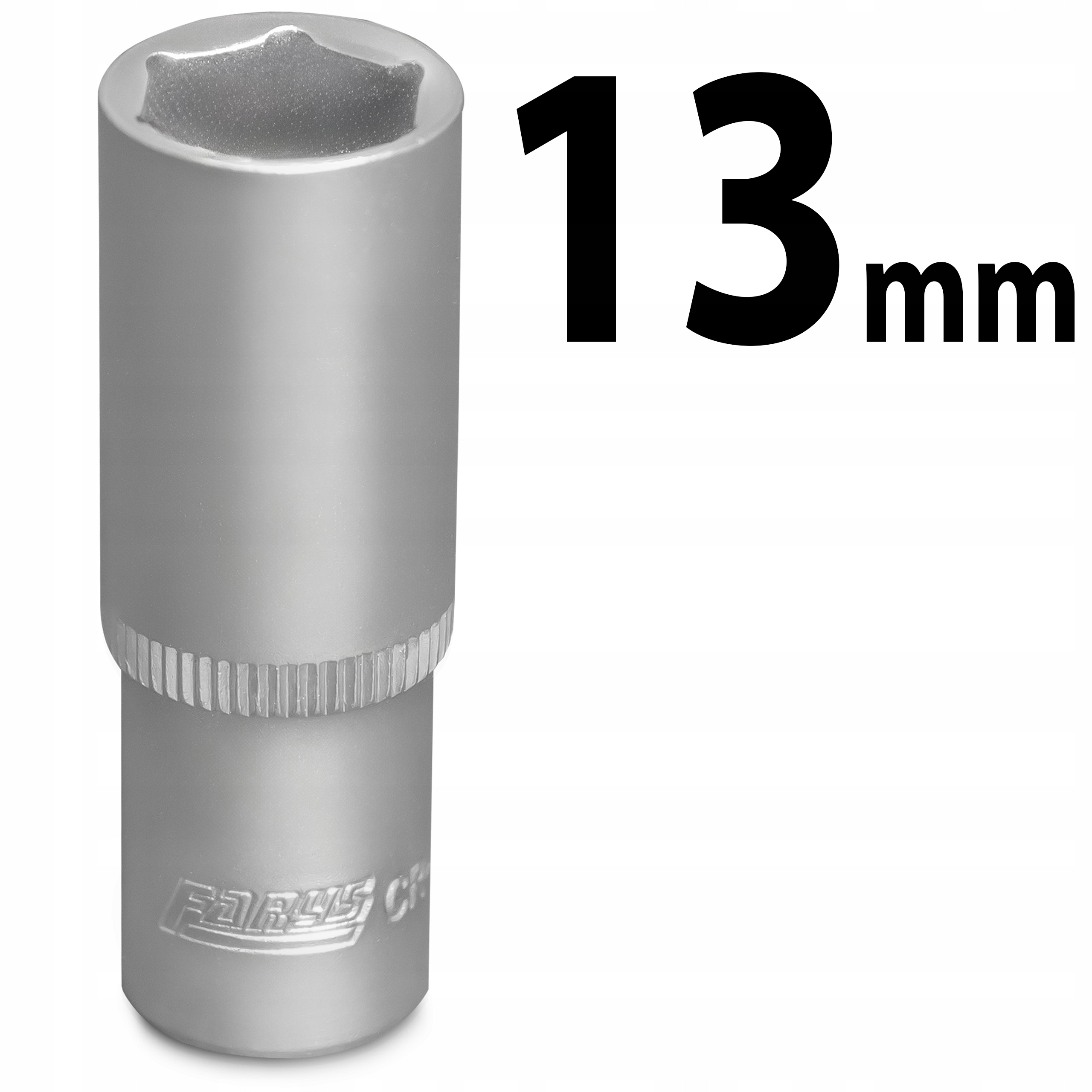 Nasadka 13mm 1/4" Sześciokątna Długa 6-kątna CrV Mocna Farys FR1428