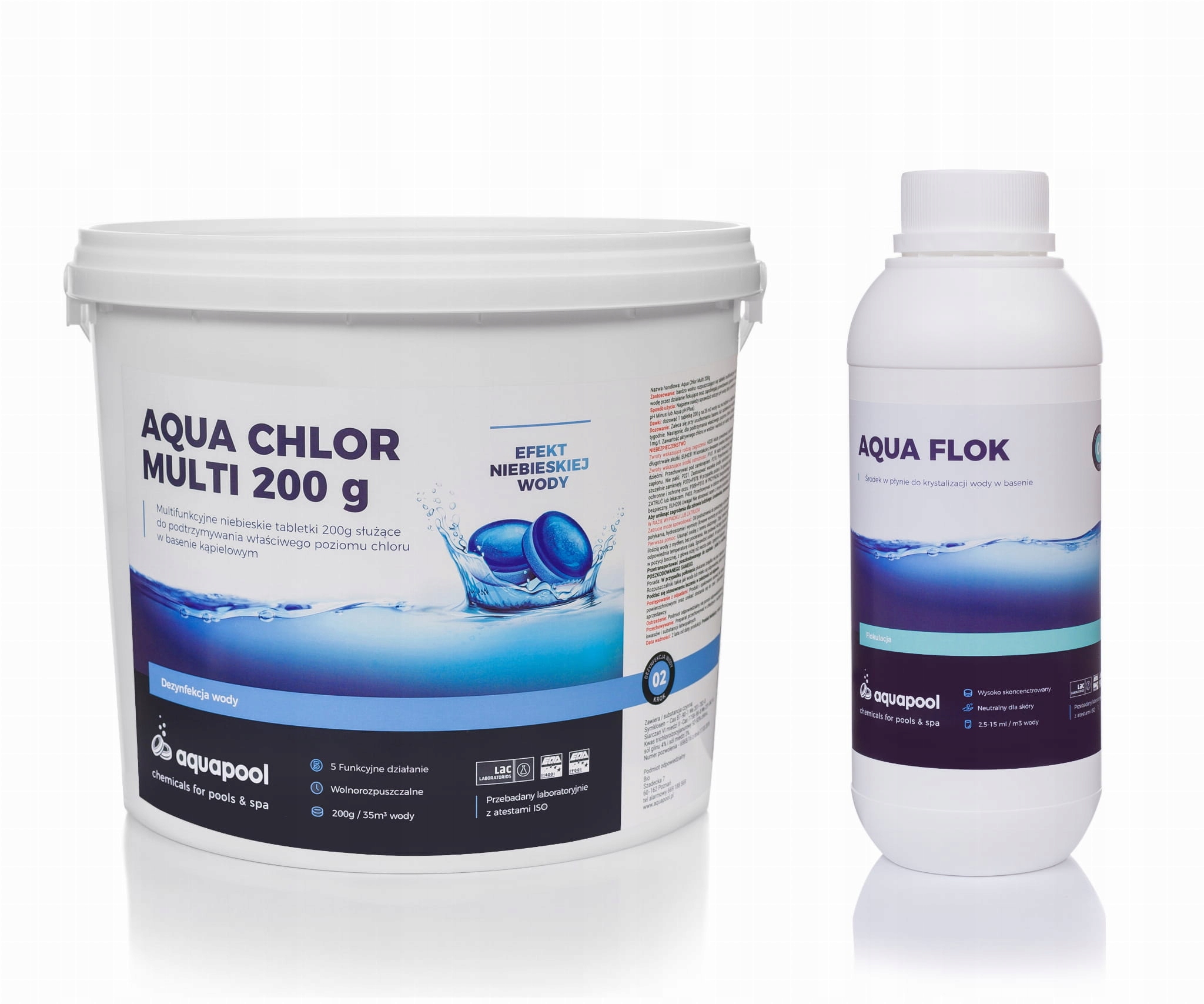 

Chlor Tabletki Blue 6w1 200g 3kg + 1l Flok Gratis