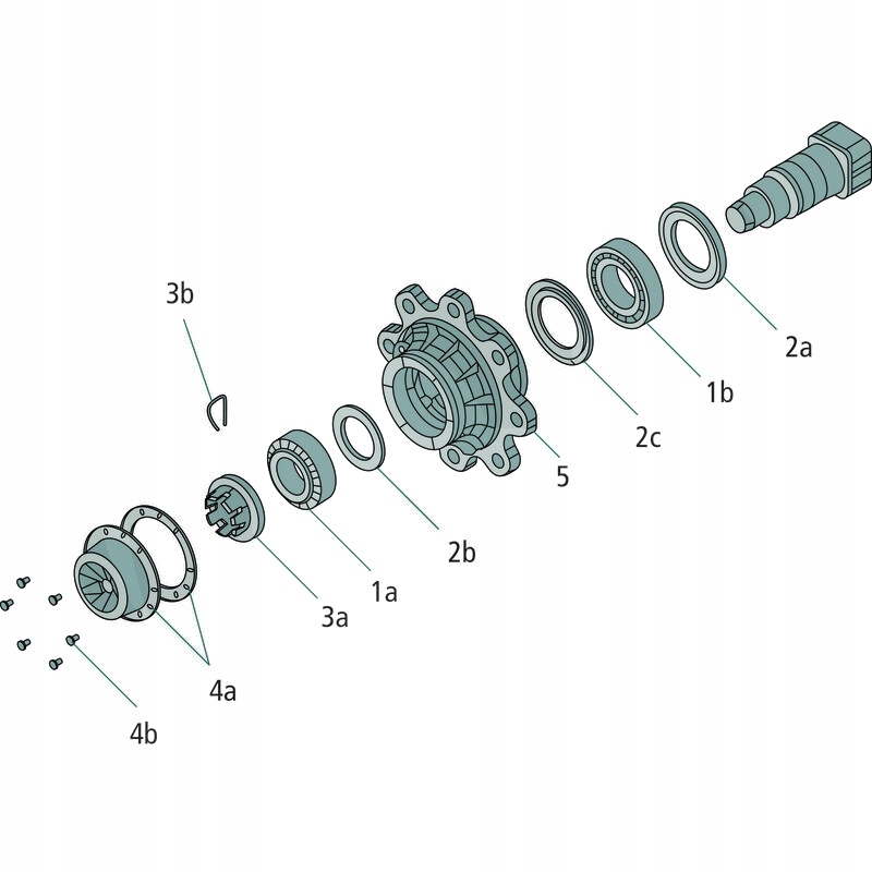 Nakrętka osi A.D.R M70 x 2,0 SW90 Marka inna