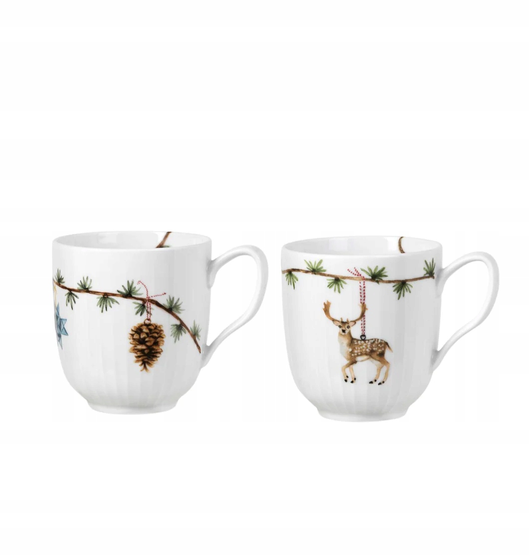 Kähler Hammershøi Vianočný Hrnček 330 ml Sada 2 hrnčekov 2020 2021