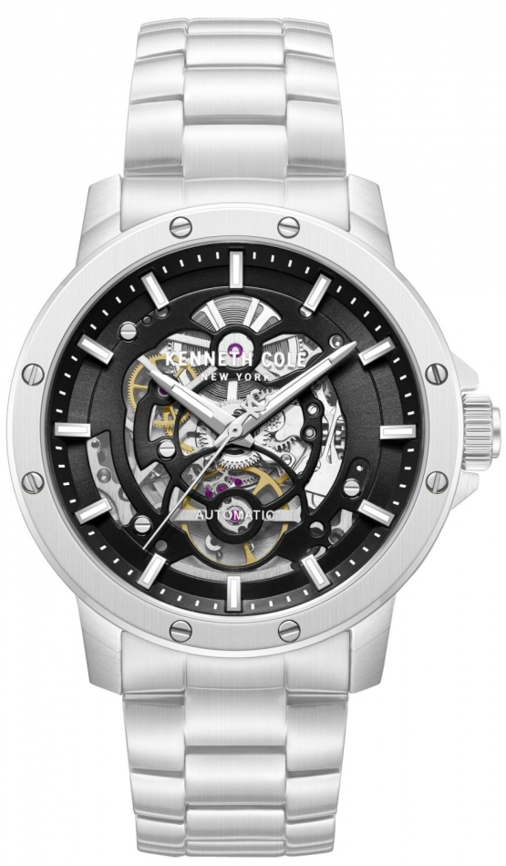 Zegarek męski Kenneth Cole KCWGY0088906 stalowy klasyczny skeleton