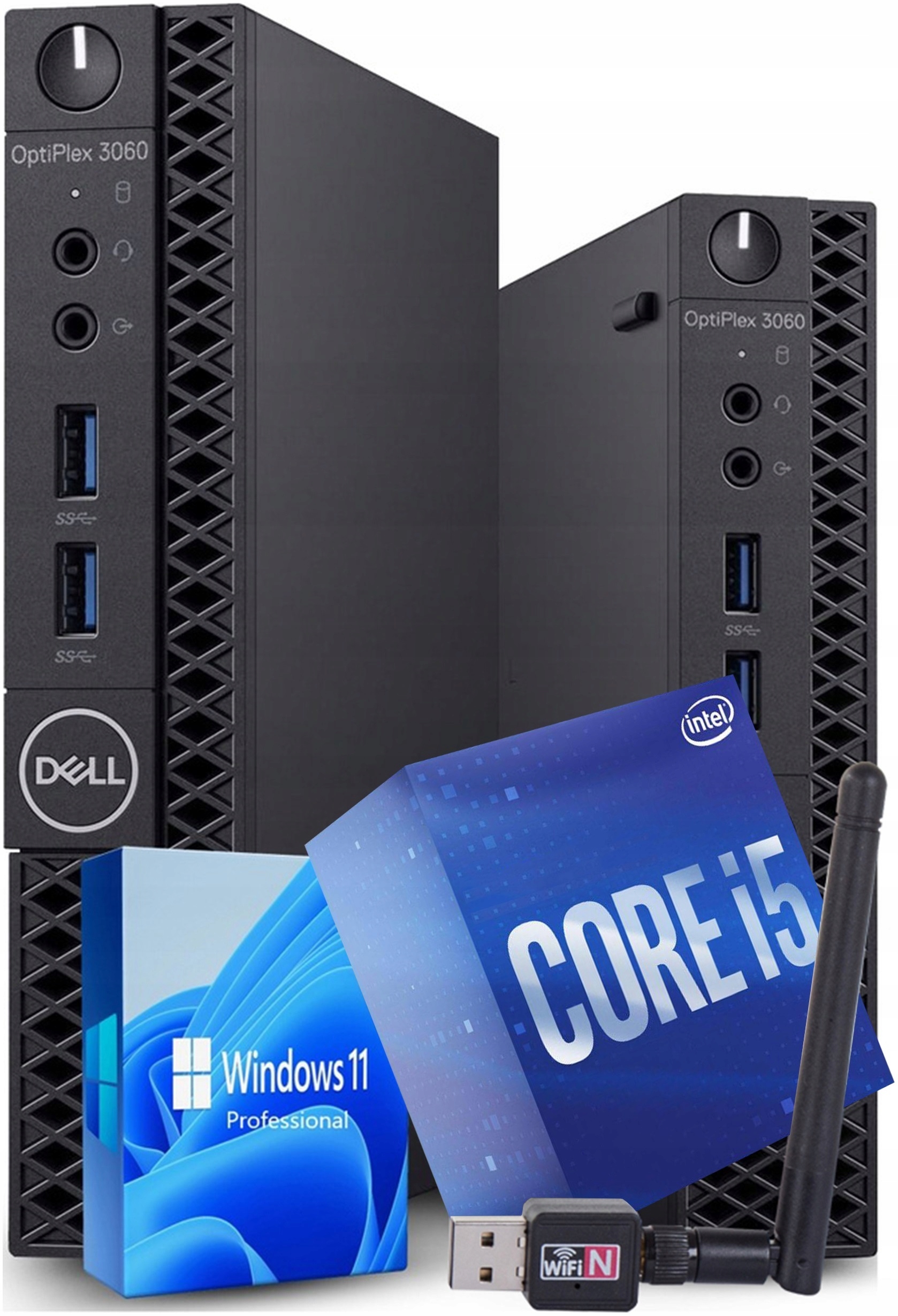 Komputer biurowy MICRO Dell i5 HEXA CORE | 16GB RAM 256GB SSD | Win 11 PRO