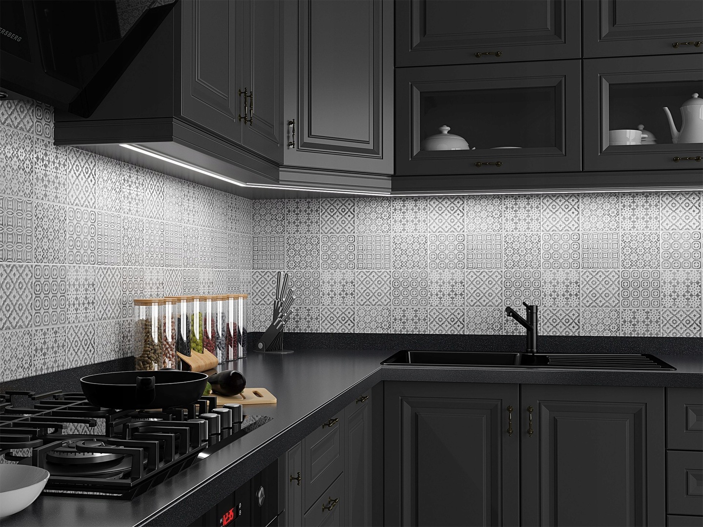 Taśma LED 1M biała zimna 6000K 9,6W GĘSTA 120LED Marka inna