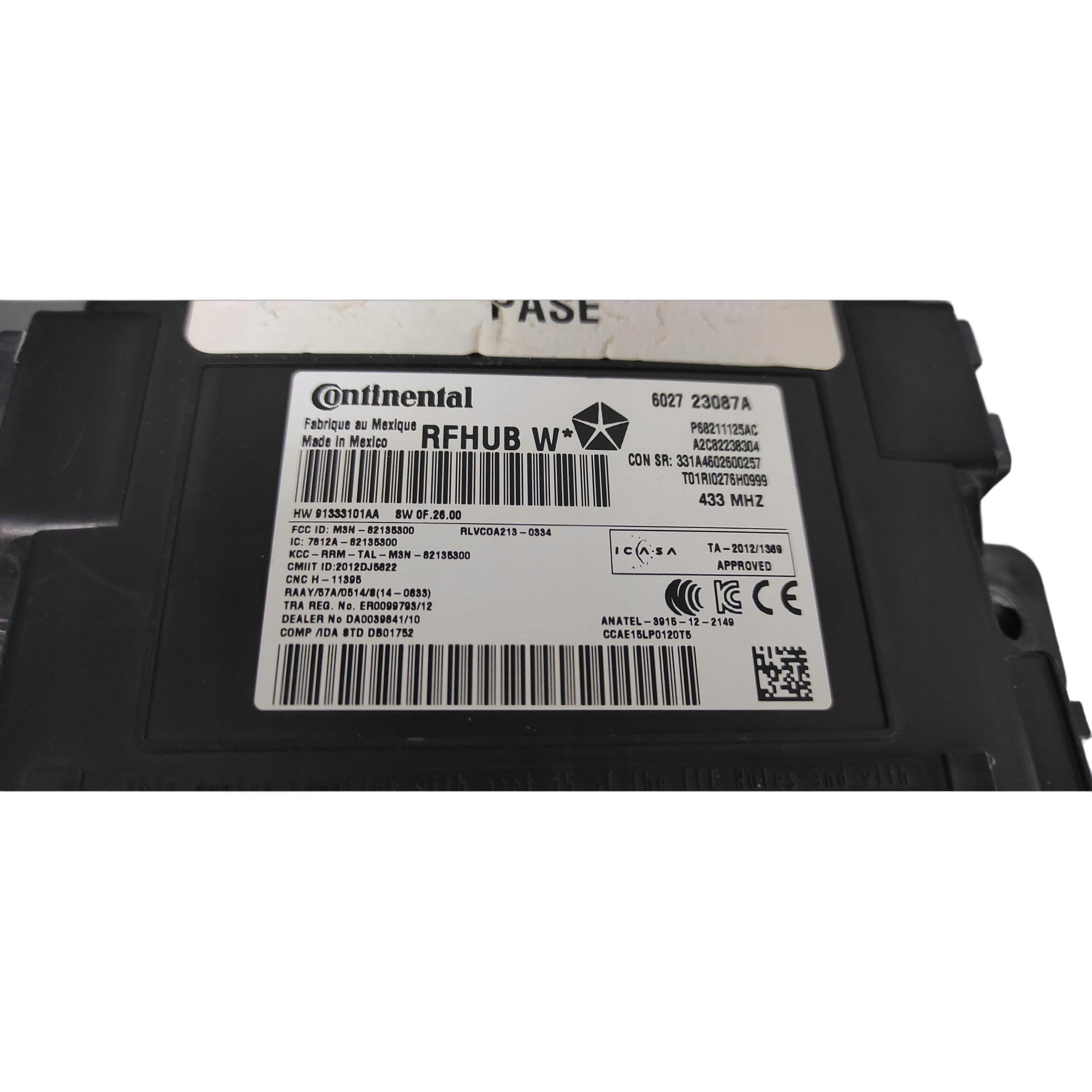 control unit ANTENY DODGE DURANGO P68211125AC