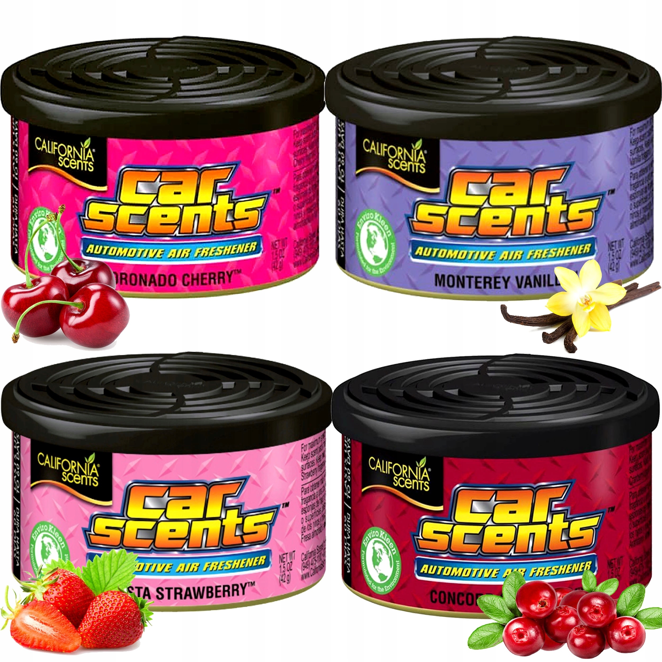 CALIFORNIA Car SCENTS 4X автомобильные ароматы