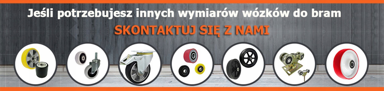 WÓZKI BRAMOWE ROLKI BRAMY PRZESUWNEJ 50x50x2,5 Kod producenta WR-5MM-50