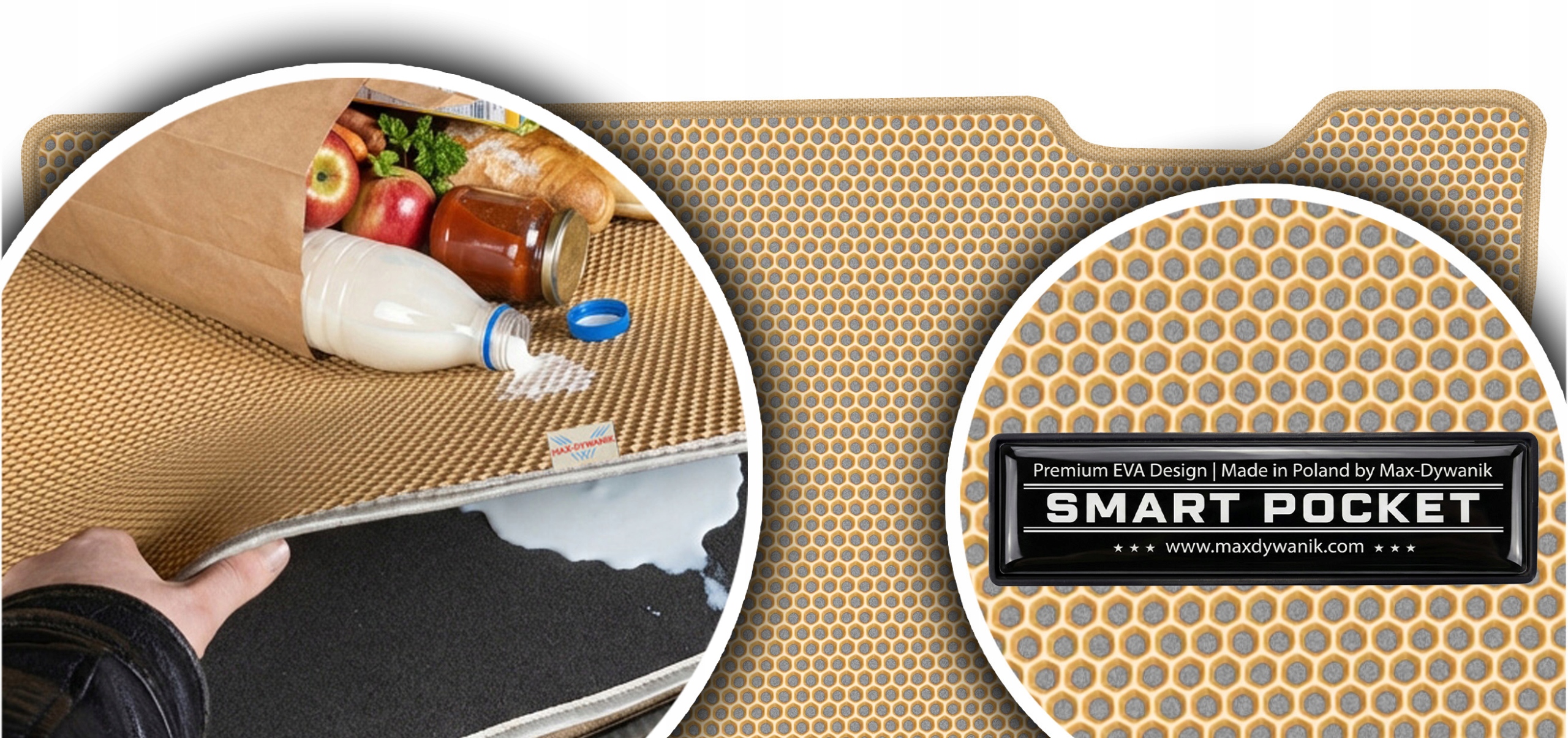 Suzuki Grand Vitara II 3D 05-14 Vložka do batožinového priestoru Eva Smart Pocket Béžová