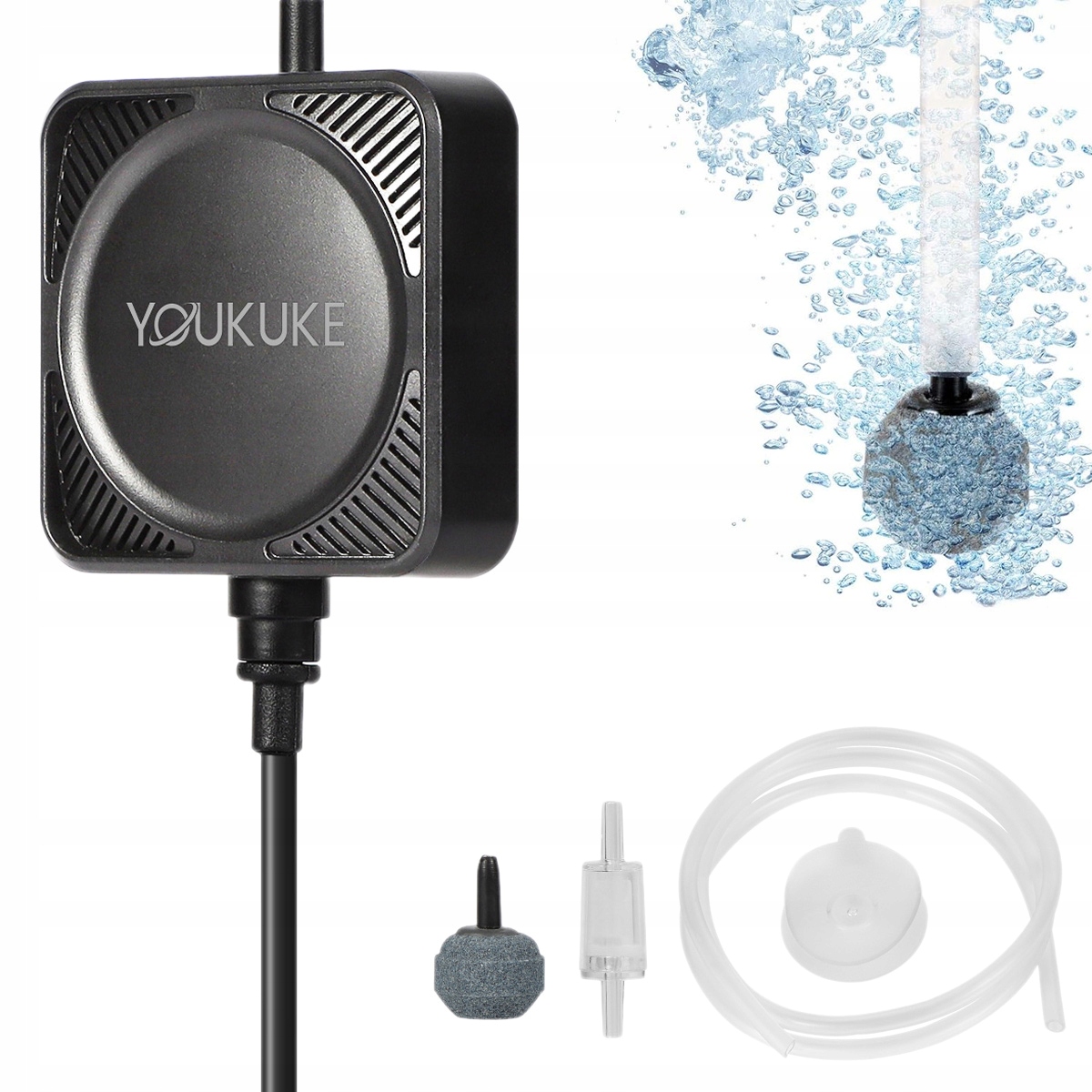 Levně Provzdušňovač do akvária – tichá a výkonná pumpička do akvária 450 ml/min