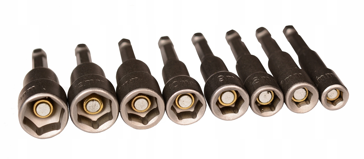 Nasadki Magnetyczne na Wkrętarkę 1/4 8el CrV Farys Kod producenta FR2607