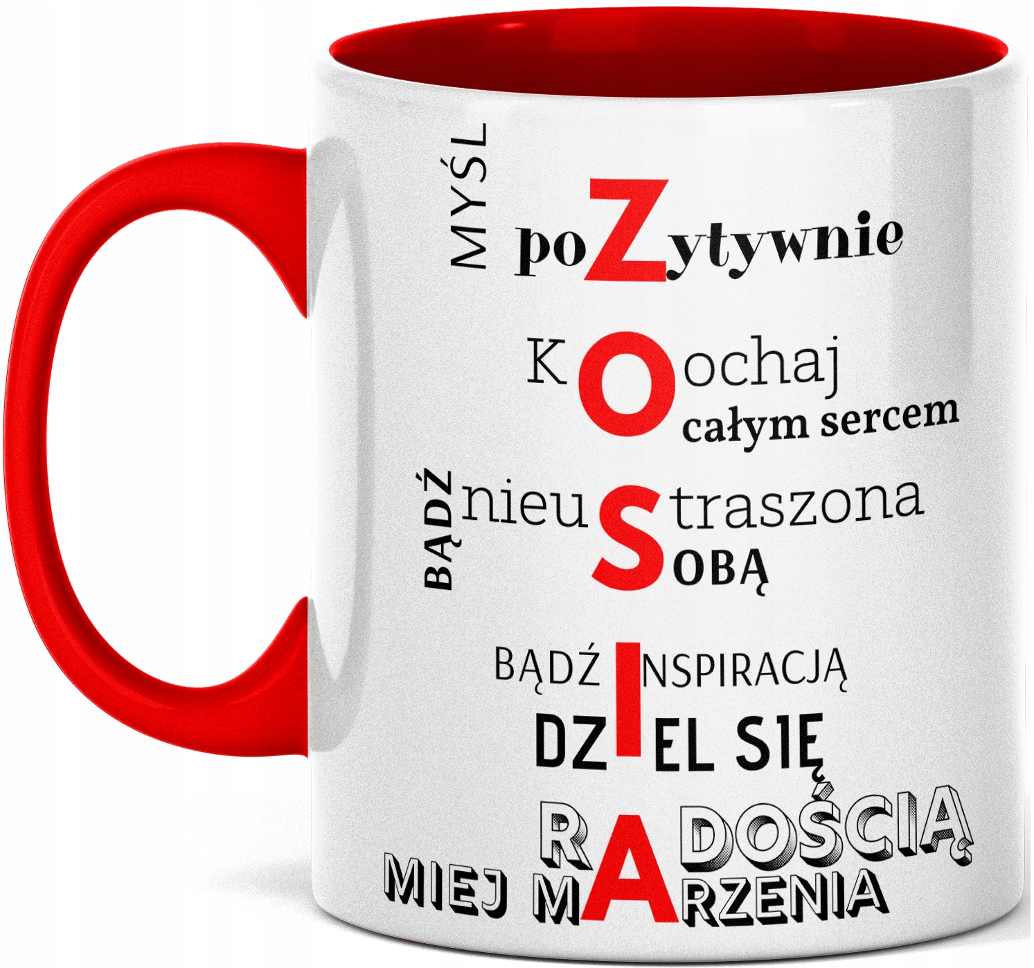 

Kubek motywacyjny z nadrukiem imieniem Zosia Zosi