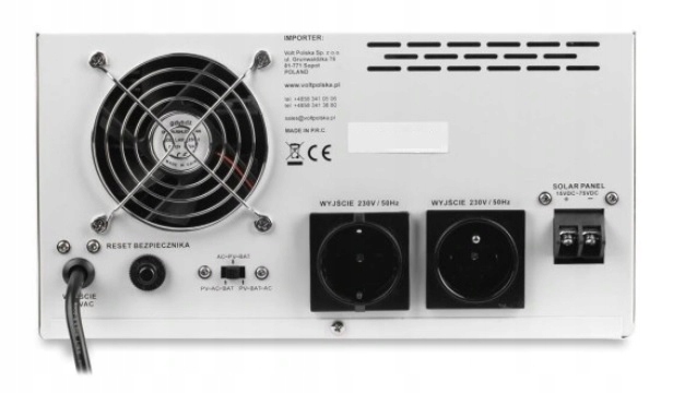 SINUS PRO 1500S 1050W + 40A MPPT INWERTER SOLARNY Marka inna