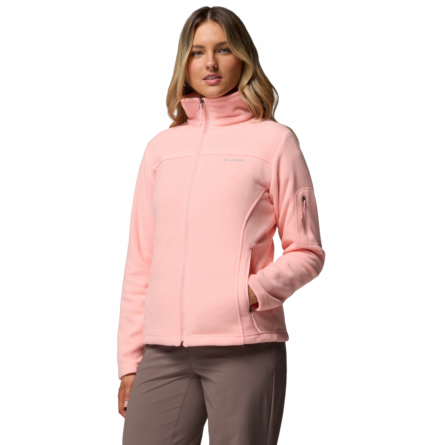 Columbia Fast Trek II Jacket [s] Dámská mikina Polar Polyester Růžová