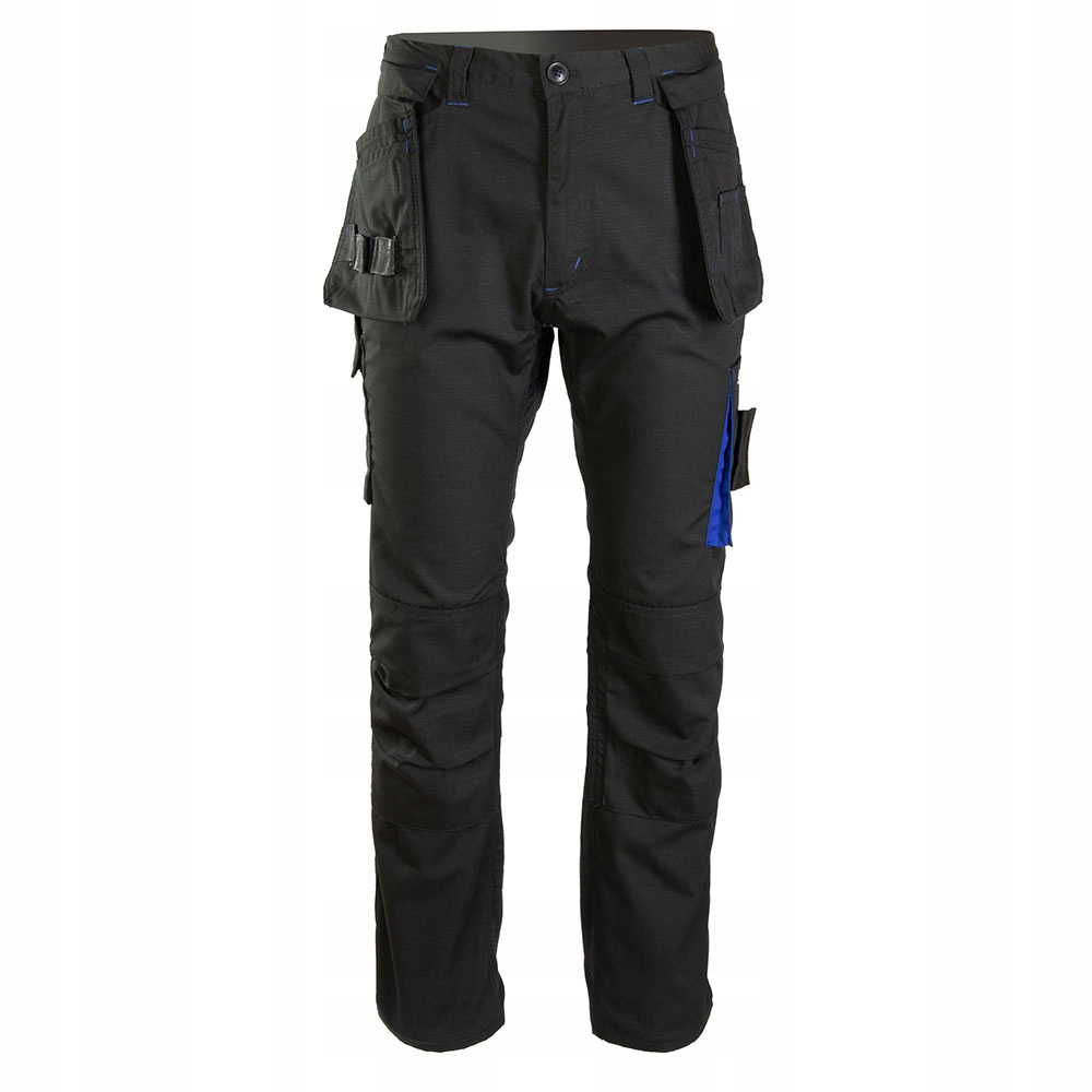 Spodnie robocze do pasa Seven Kings Topaz rip-stop czarno-niebieski, roz 50