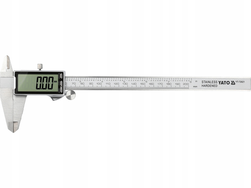 Elektronické posuvné měřítko Yato 200 mm YT-72021 Displej