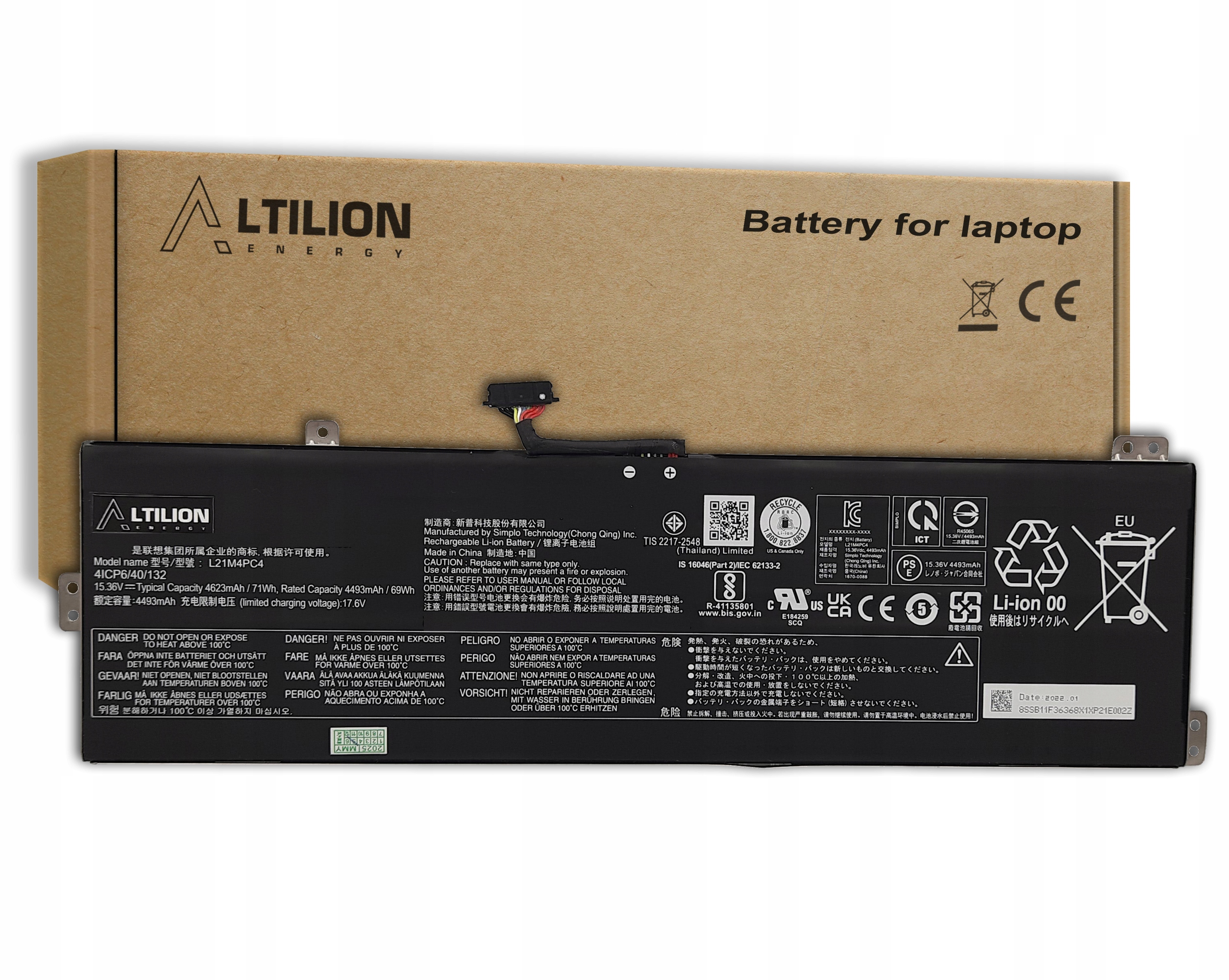 Bateria Altilion Energy L21M4PC4 kompatybilna z Lenovo