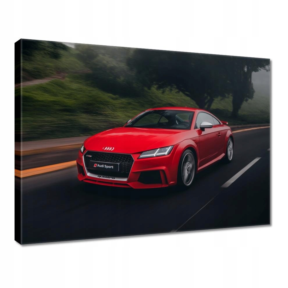 

Obrazy 40x30 Czerwone Audi Samochód