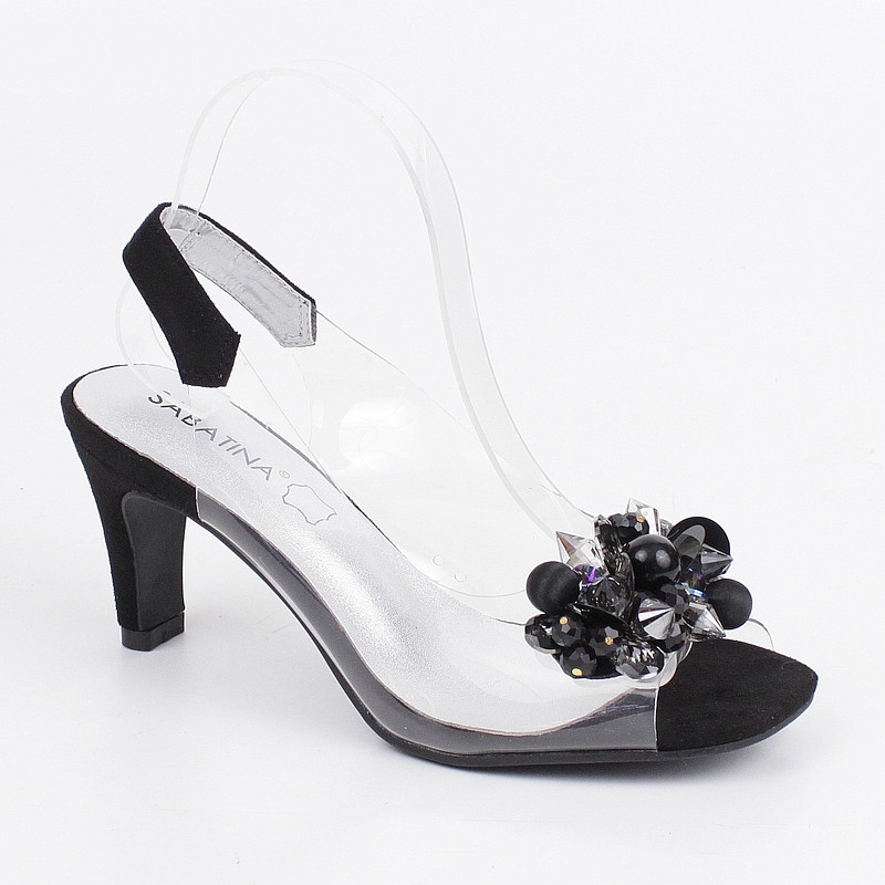 Sabatina 1014-5 Černé Sandálky Špendlíky vel. 37