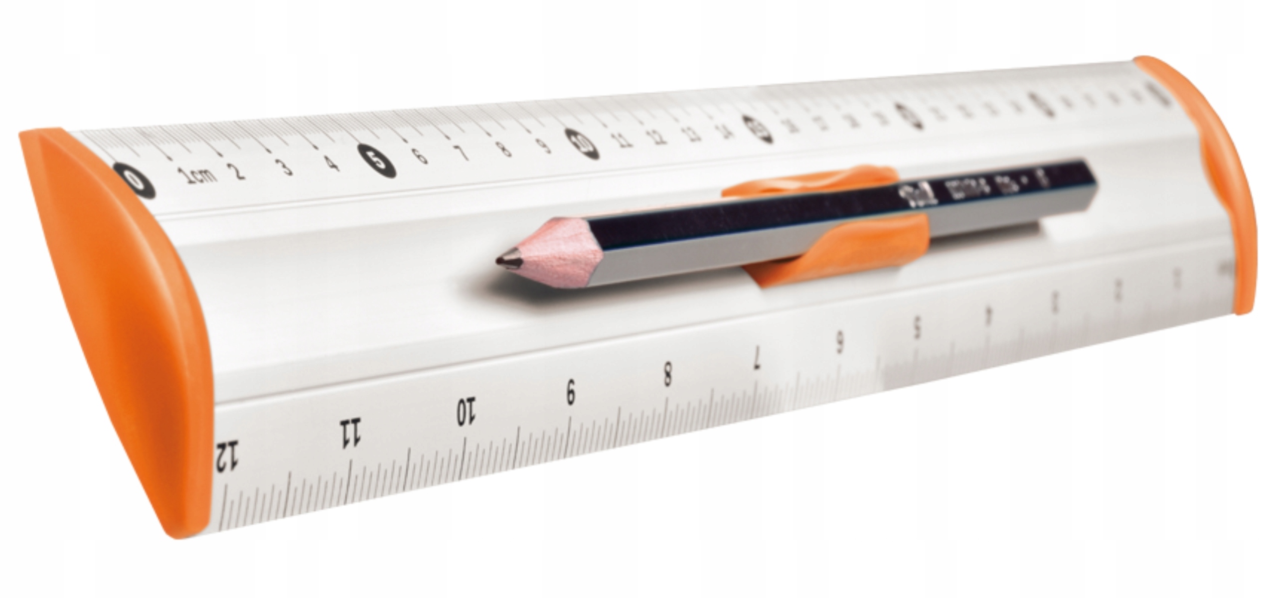 Linijka aluminiowa Tetis 20cm pomarańczowa Kod producenta BL040-PB