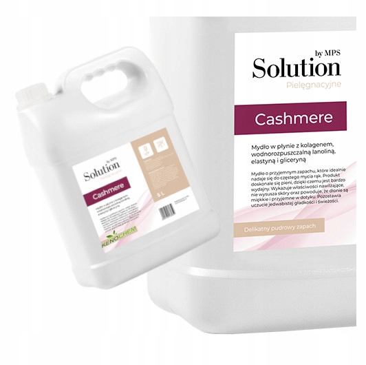 

Mydło w płynie Cashmere lanolina kolagen Zapas