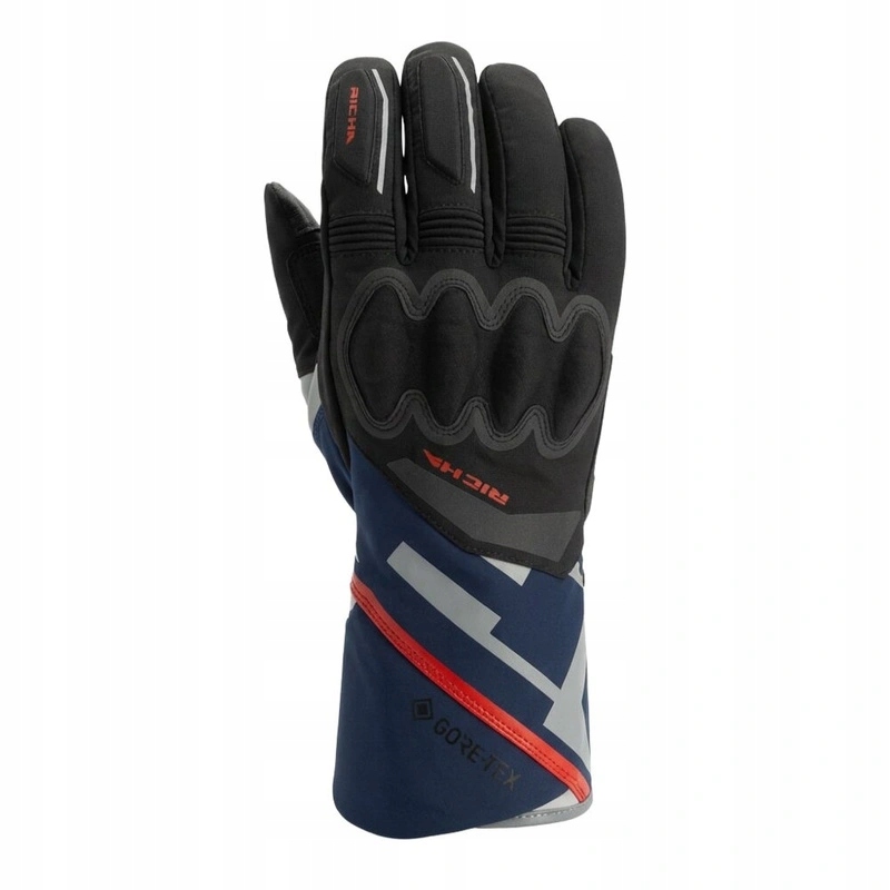 Zimné motocyklové rukavice Richa Vision Gtx Blue modré Darčeky