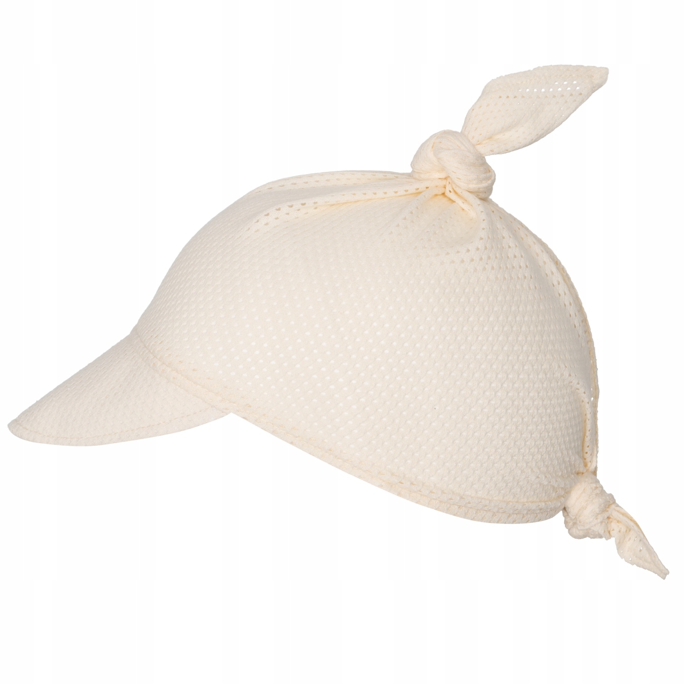 

Chustka z daszkiem niemowlęca Ażurowa Ecru