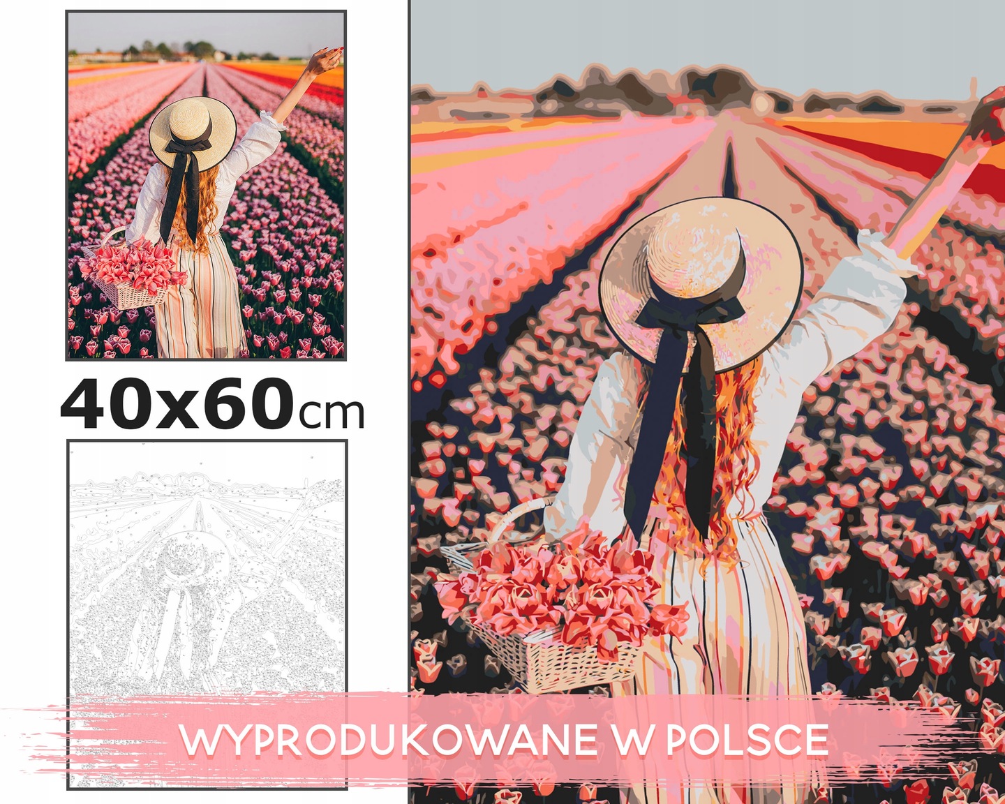 Obraz na malování z vlastní fotografie 40x60 cm