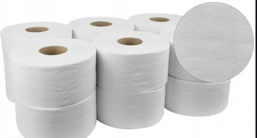 

Papier toal mini jumbo biały celul A'12 Rolek